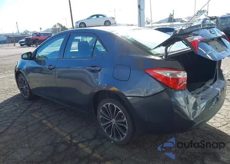 2016 Toyota Corolla S Plus из США, поврежденный, VIN 5YFBURHE3GP433538